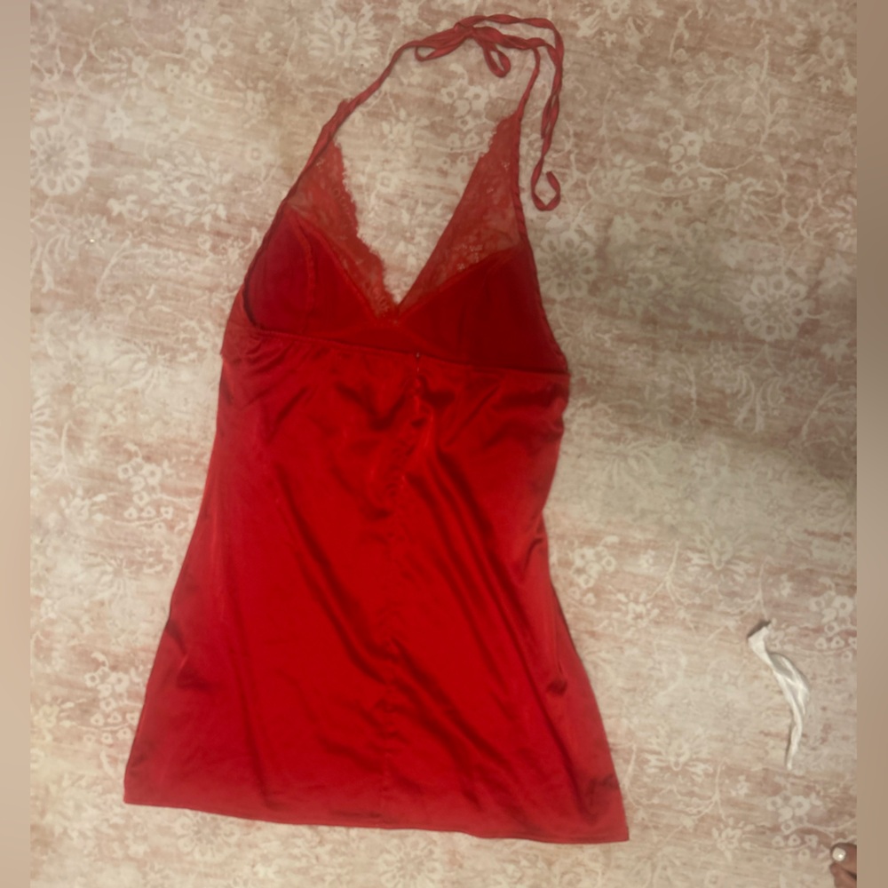 Forever 21 Brown Lace and CBR Red Lace Chemise Bundle - Picture 6 of 8